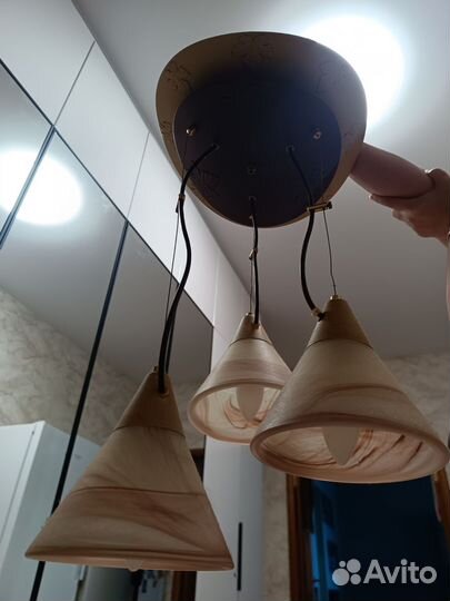 Люстра потолочная бу