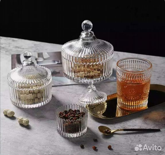 Набор Царских баночек, Сахарница, конфетница