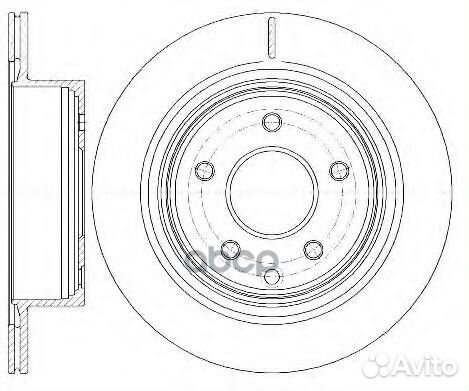 Диск тормозной 699810 Remsa