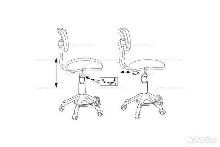 Кресло с подставкой для ног