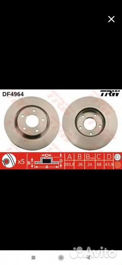 Тормозные диски TRW