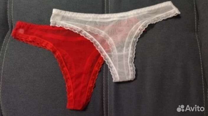 Трусы стринги прозрачные р.44