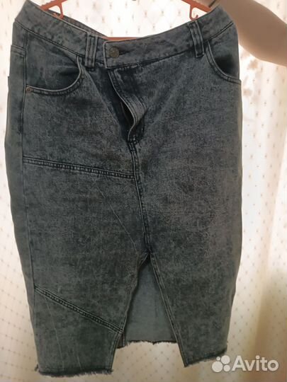 Юбка джинсовая