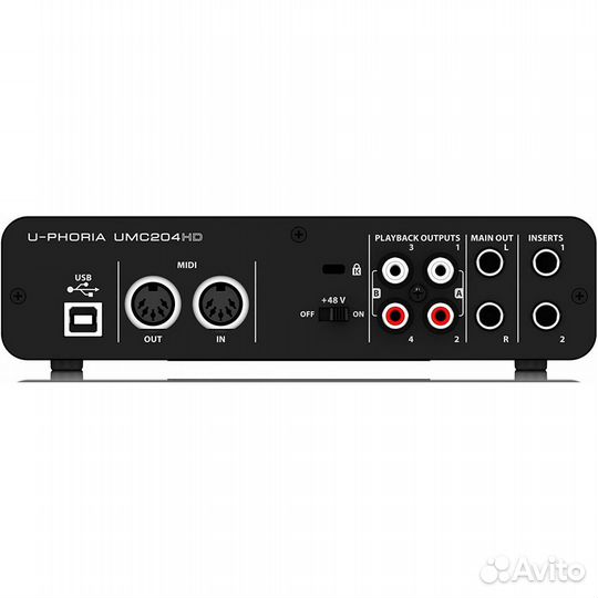 Аудиоинтерфейс Behringer UMC204HD