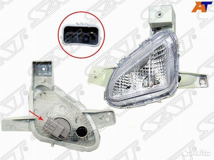 Фара противотуманная hyundai sonata 17-20 RH ST-32