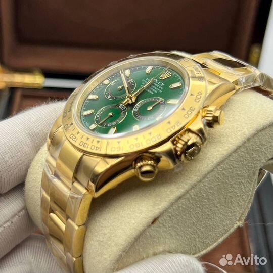 Часы Rolex Daytona Gold Green Dial