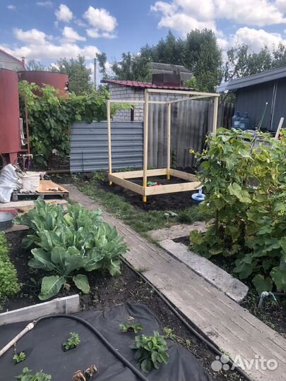 Песочница с крышей