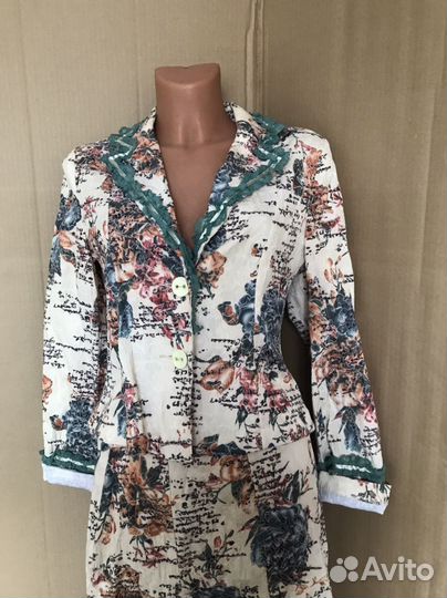 Хлопковый женский костюм 42 размера