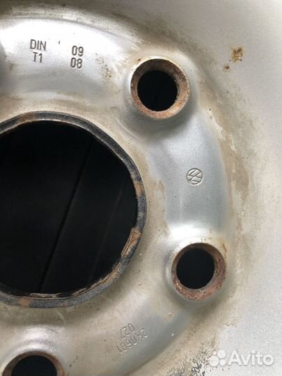 Диски Volkswagen железные, 3 штуки
