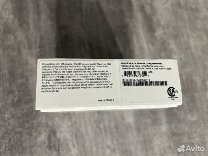 AirPods 3 идеал, на гарантии, оригинал