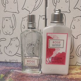 L'occitane Rose - туалетная вода и молочко