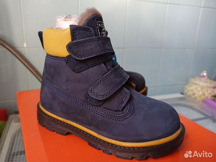 Ботинки детские 26 зима Antilopa кожа