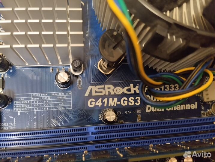 Материнская плата AsRock g41m gs3