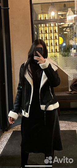Дубленка женская 42