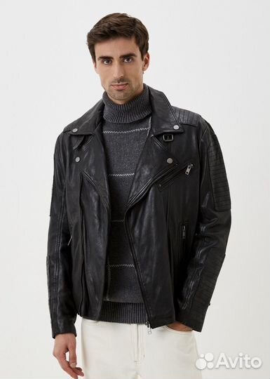 Кожаная куртка Urban Fashion for Men