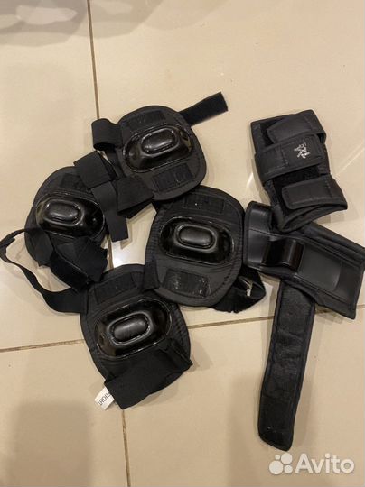 Ролики раздвижные детские 27-30+защита