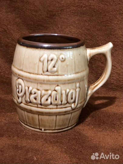 Кружка пивная Prazdroy 1970 - 80-е, Чехословакия