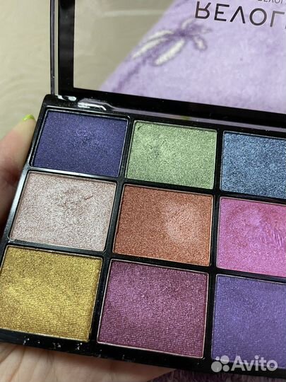 Палетка теней make up revolution reloaded