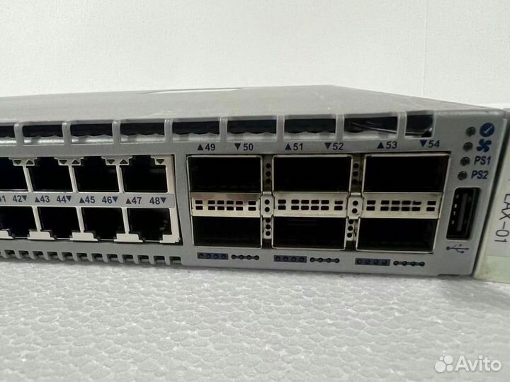 Arista DCS-7050TX-72Q 48-Port 48xRJ45 10GbE 6x qsfp Network Switch Dual AC PSU