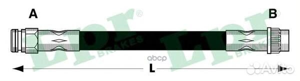 Шланг тормозной задний C-2 3 P-1007 6T47846 Lpr