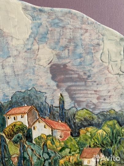 Картина из керамики