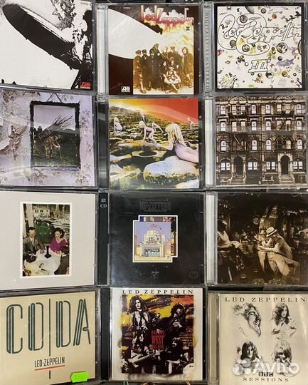 Led Zeppelin музыка на сд все альбомы группы