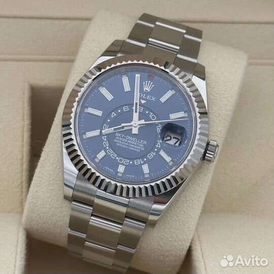 Швейцарские часы Rolex Sky-Dweller 42mm Steel and White Gold 326934-0003