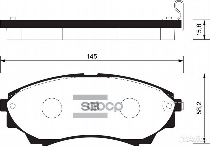 Колодки тормозные дисковые SP1479 Sangsin brake