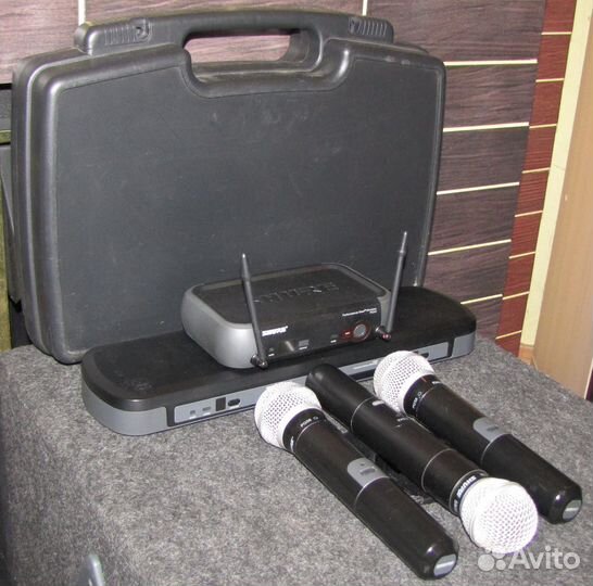 Микрофоны Shure SM-58 PG-58 GLX 3ш Вокал Радио Pro