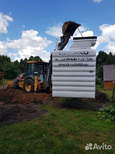 Бесшовный пластиковый погреб