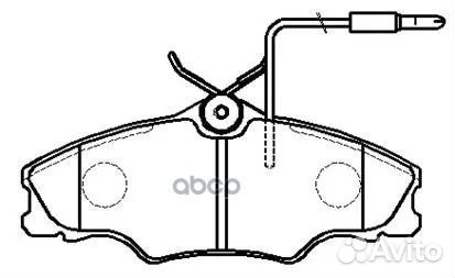 Колодки тормозные дисковые peugeot: 406 HP9421 HSB