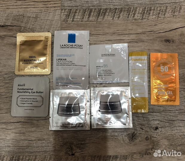 Пробники кремов, уходовой косметики