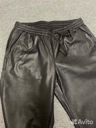 Брюки кожаные