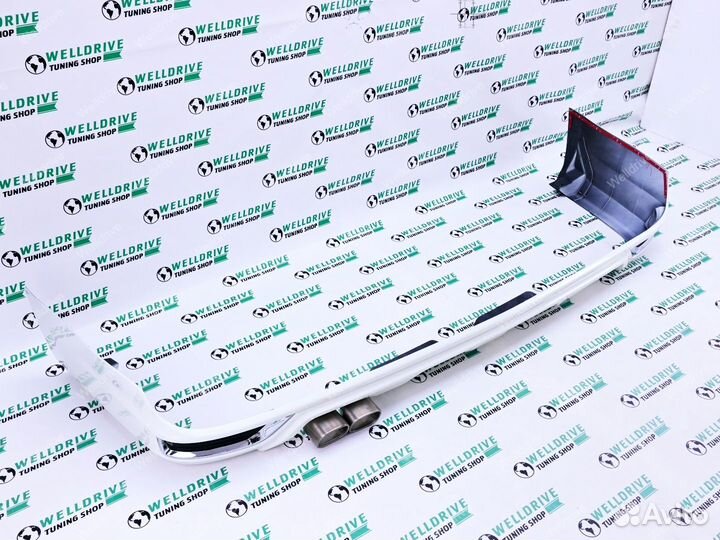 Губа Modellista Toyota Land Cruiser 200 белая