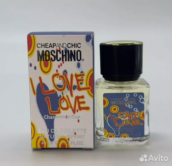 Духи Moschino i love love парфюм Москино лав лав