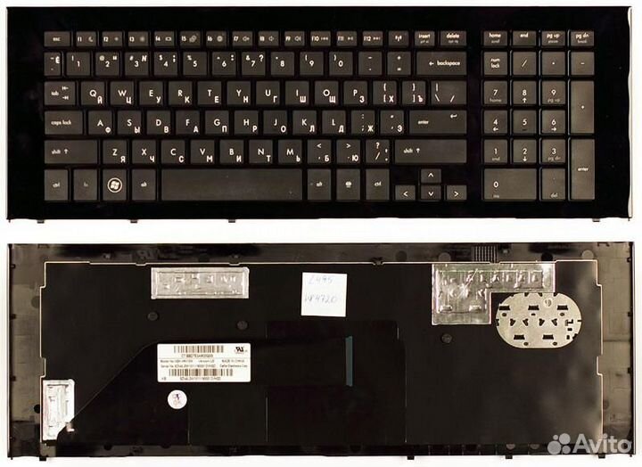 Клавиатура HP ProBook 4720s черная
