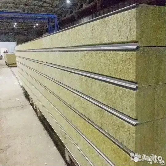 Сэндвич-панели от завода (мин.вата)