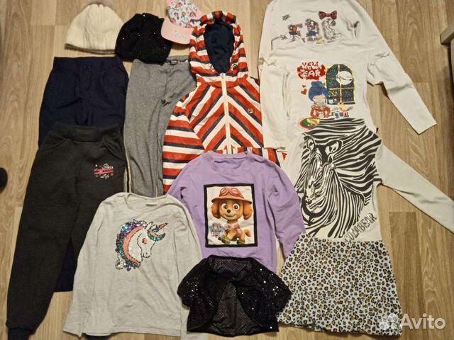 Вещи пакетом для девочки 134-140