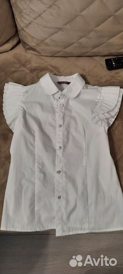 Блузка белая для девочек
