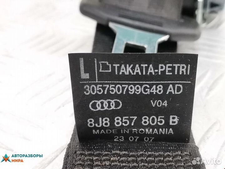 Ремень безопасности Audi TT 8J 2008 8J8857805B