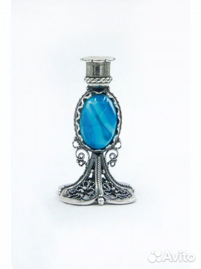 Подсвечник для церковной свечи покрытие серебро