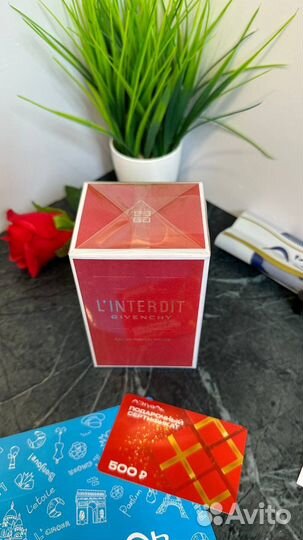 Givenchy linterdit parfum rouge 80ml закрытые