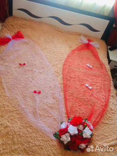 Свадебные украшения на машины