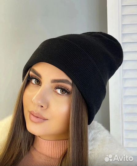 Шапка зимняя бини осенняя