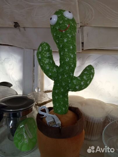 Игрушка танцующий кактус
