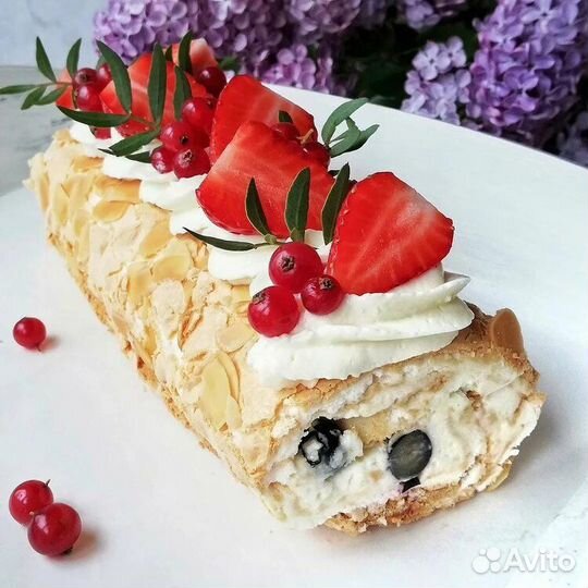 Меренговый рулет