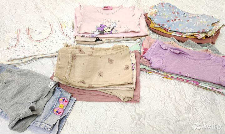Одежда пакетом для девочек 92 98 104