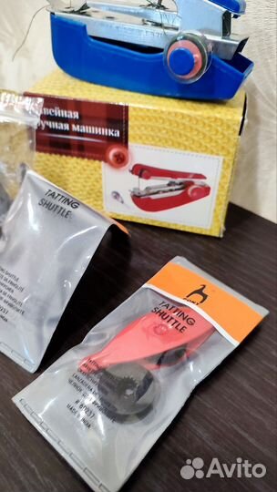 Челнок для фриволите pony и ручная швейная машинка