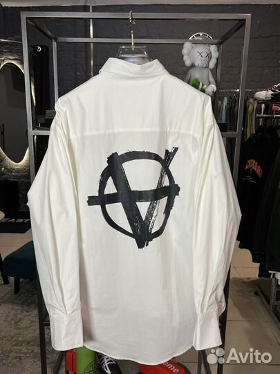 Рубашка vetements oversize шоурум