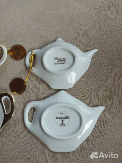 Фарфоровые подставки для чайных пакетиков